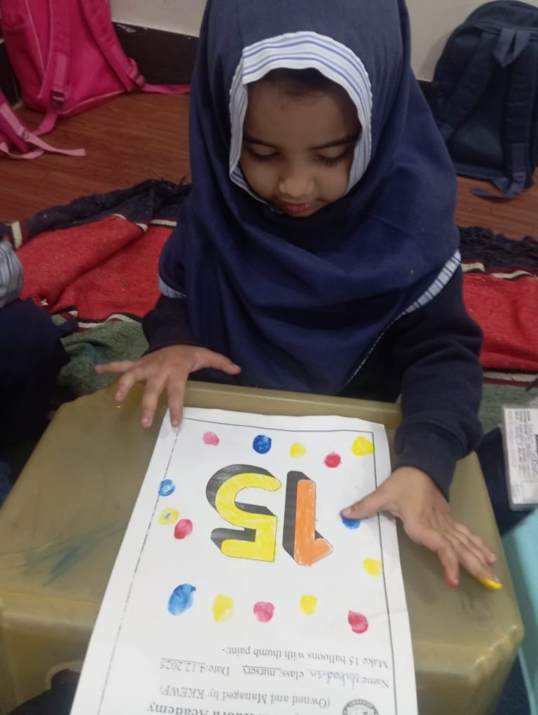 Math fun in Nursery! Little hands counted all the way to 15 with excitement and …