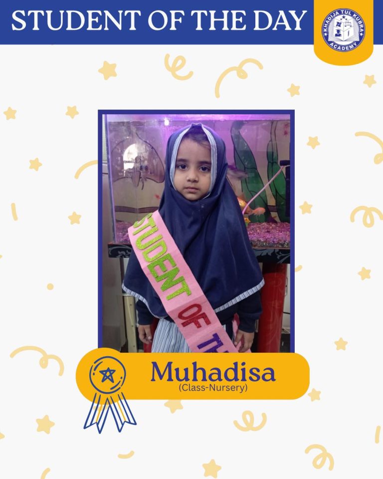 Our shining star of the day!  Congratulations Muhadisa from Nursery for being St…