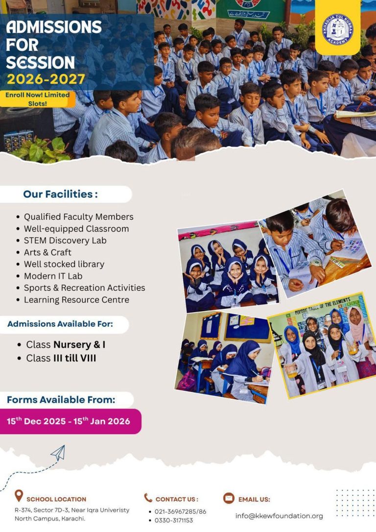 ADMISSIONS OPEN
A new school year is around the corner — and so are new opportu…