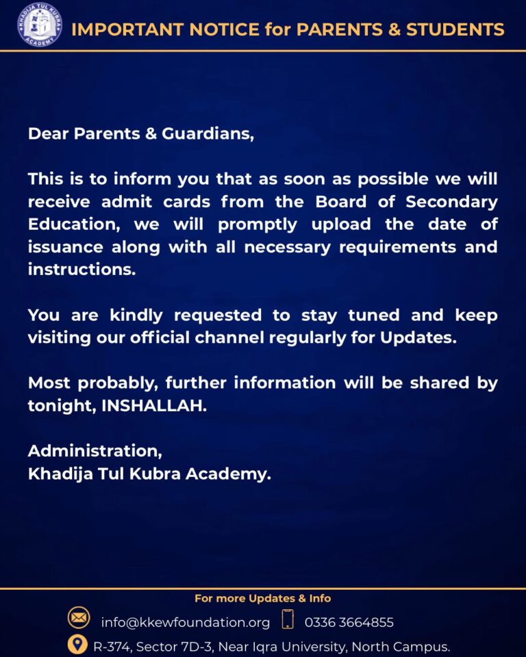 IMPORTANT NOTICE for Parents & Guardians! 

#boardexams #Notice #Class9 #Class10…
